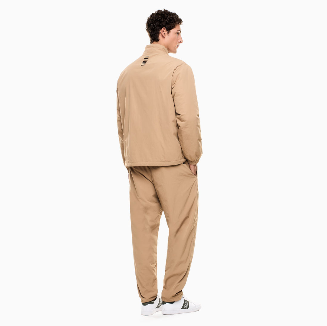 TUTA UOMO COMPLETA EA7 EMPORIO ARMANI CORE IDENTITY NYLON BEIGE TIGERS EYE & BLACK 7M000954 AF13190