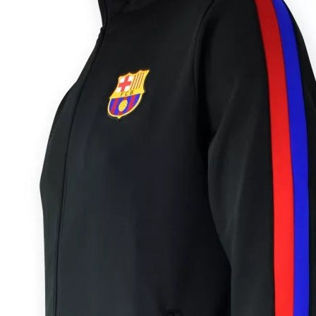 5002CHOU - Tute - F.C. BARCELONA - Set Completo - Training Suit - Nera - Uomo - Comfort Stile - Allenamento - Tempo Libero - Sportiva - Moderna Funzionale - Look Sportivo