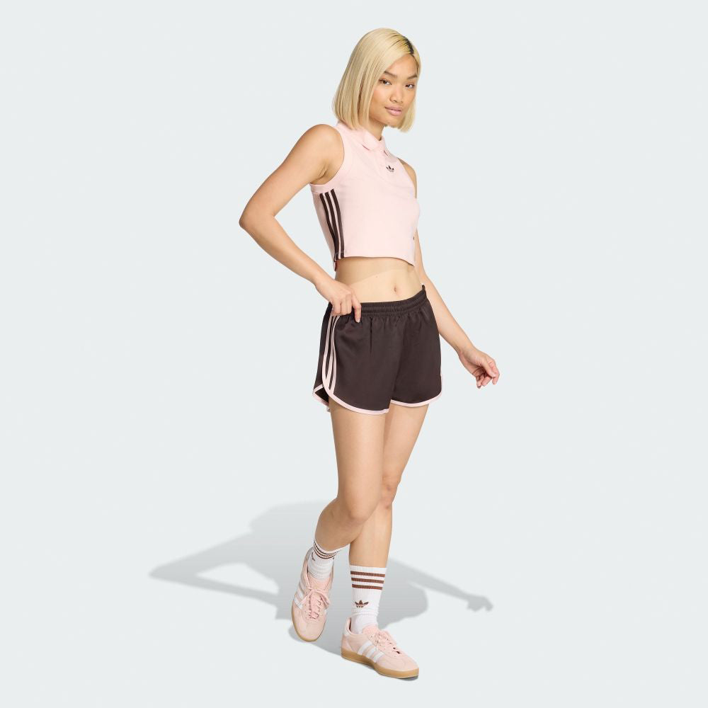 POLO SMANICATA ADIDAS ORIGINALS SLIM PINK