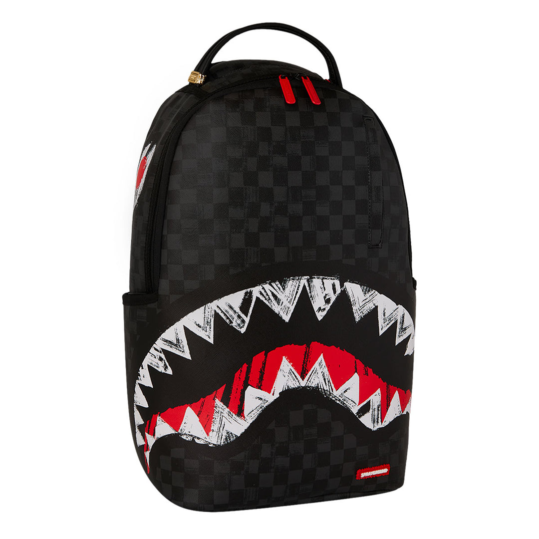 ZAINO SPRAYGROUND SCRIBBLE SHARK BLACK SIMILPELLE IDROREPELLENTE 910B7102NSZ