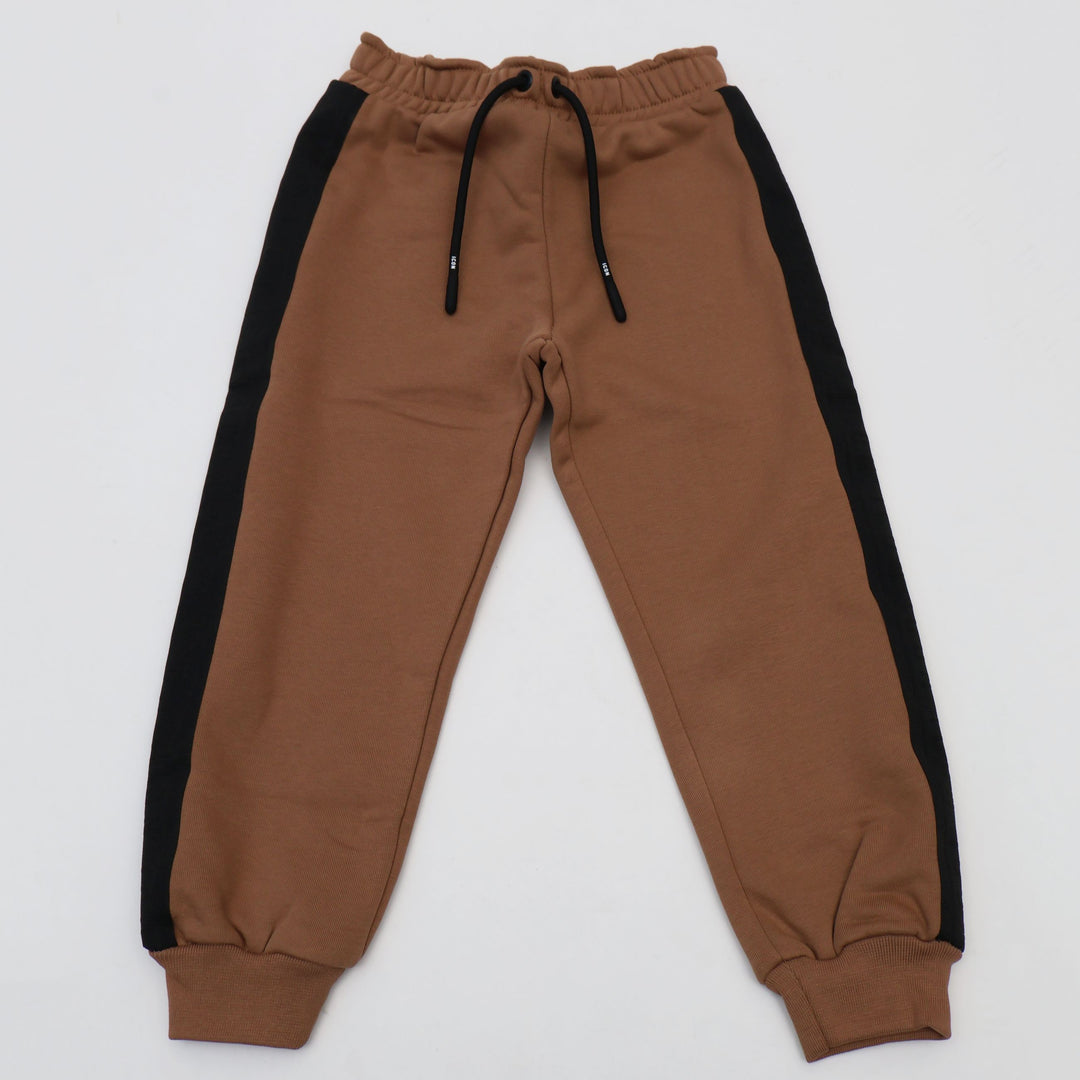 TUTA SPORTIVA ICON BAMBINO COTONE MARRONE INBFS00887