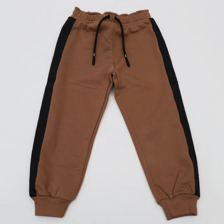 TUTA SPORTIVA ICON BAMBINO COTONE MARRONE INBFS00887