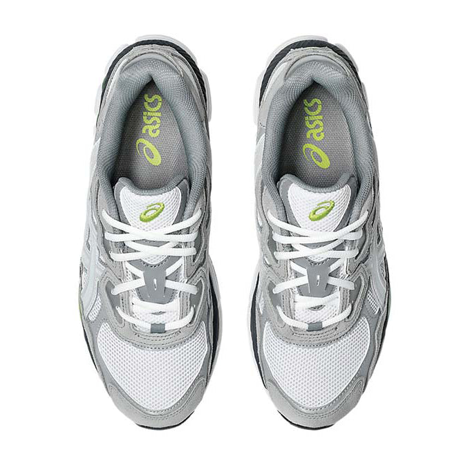 1203A383 - Scarpe - Asics - Uomo - Bianco/Grigio - SNEAKER GEL-NYC - Retro-Running - Mesh Bianco - Scuola - Swoosh - Comfort