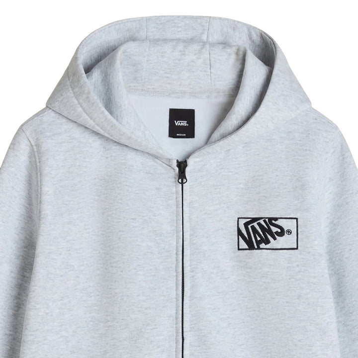 FELPA VANS SK8 POSSE CON ZIP E CAPPUCCIO BAMBINO GRIGIO CHIARO VN000RBN