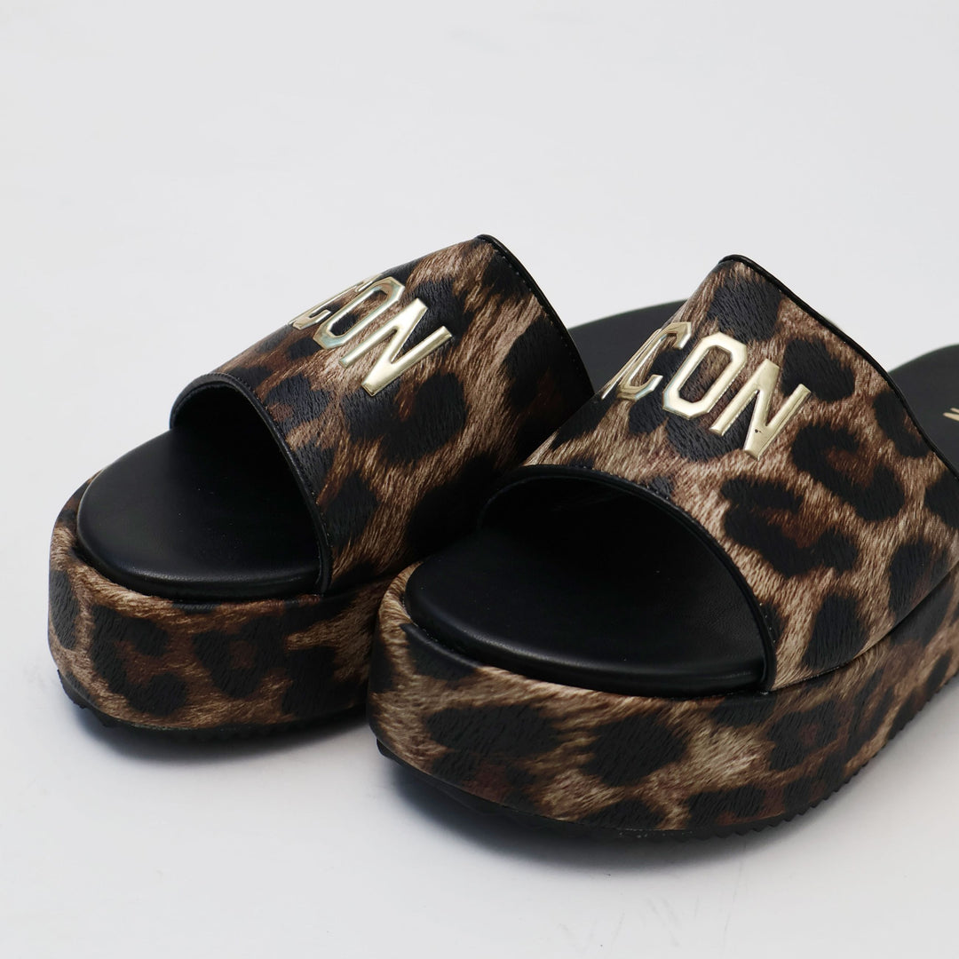 CIABATTE ICON CROSS-BAND LOGO DONNA