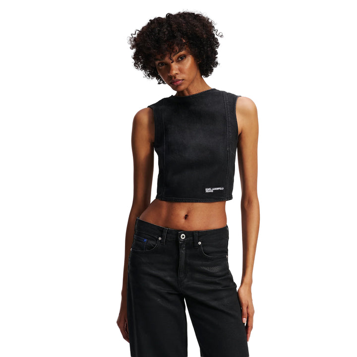 A3W11003 - T-Shirt e Polo - Donna - KARL LAGERFELD - Versatile - Casual - Look Nitido - Design Classico