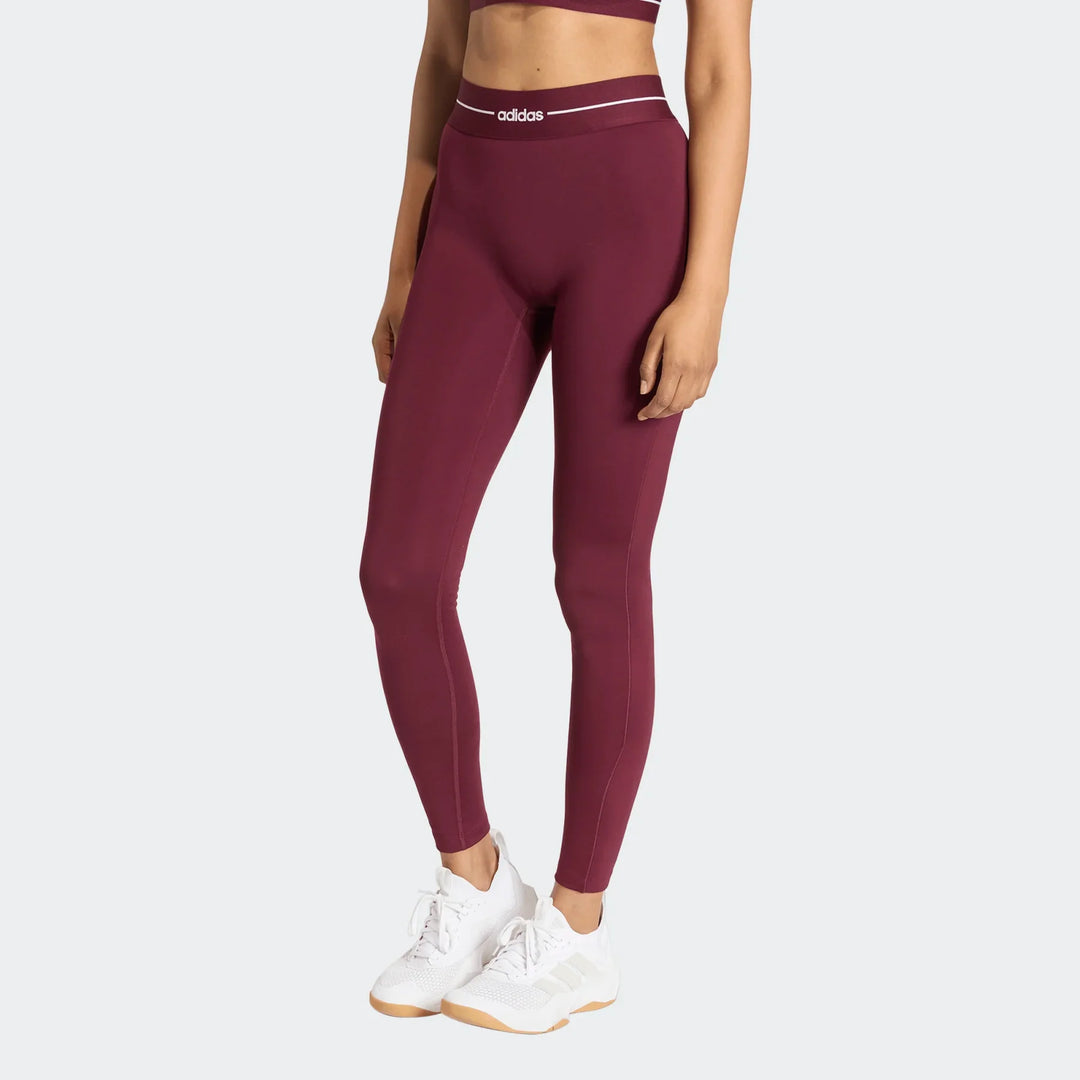 ADIDAS PERFORMANCE HYPERGLAM MAROON KC7675 WOMEN'S LEGGINGS