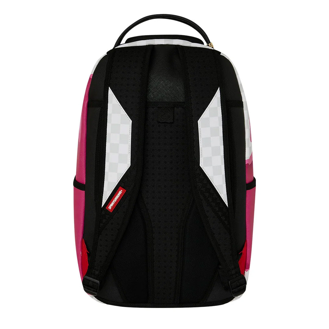 ZAINO UNISEX SPRAYGROUND 3D CHECK PINK BIANCO GRIGIO [PREORDER]