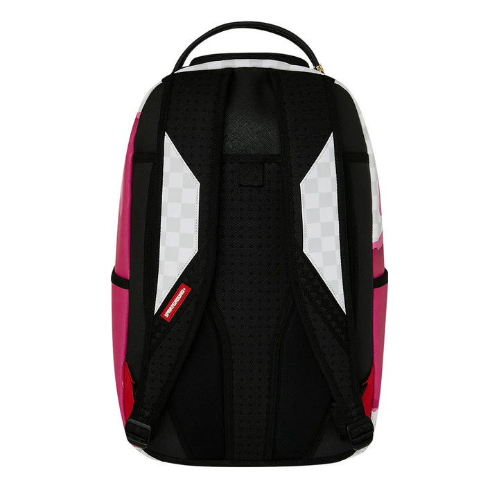 ZAINO UNISEX SPRAYGROUND 3D CHECK PINK BIANCO GRIGIO [PREORDER]