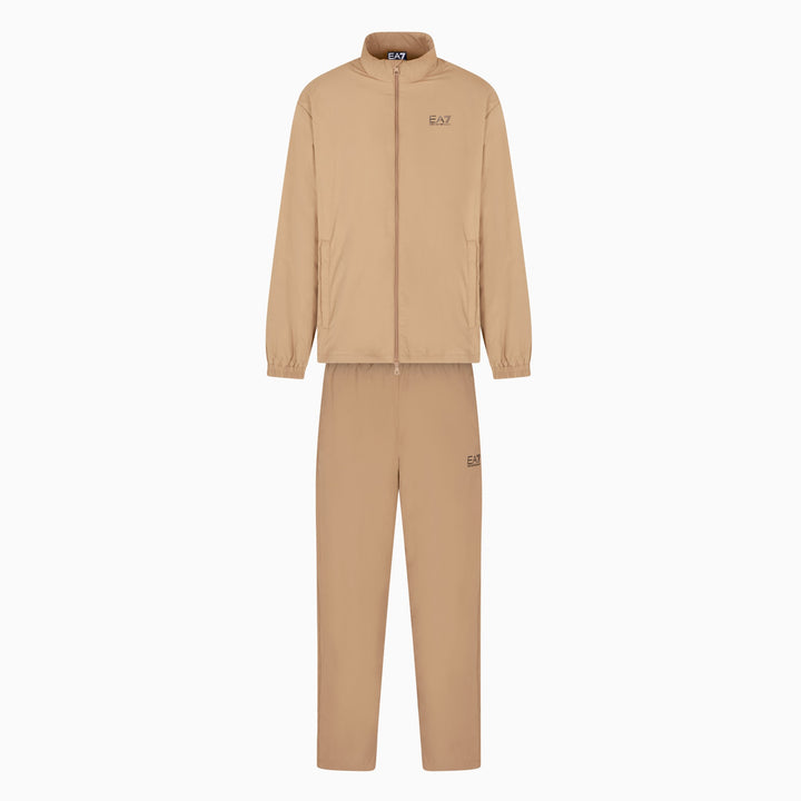 TUTA UOMO COMPLETA EA7 EMPORIO ARMANI CORE IDENTITY NYLON BEIGE TIGERS EYE & BLACK 7M000954 AF13190