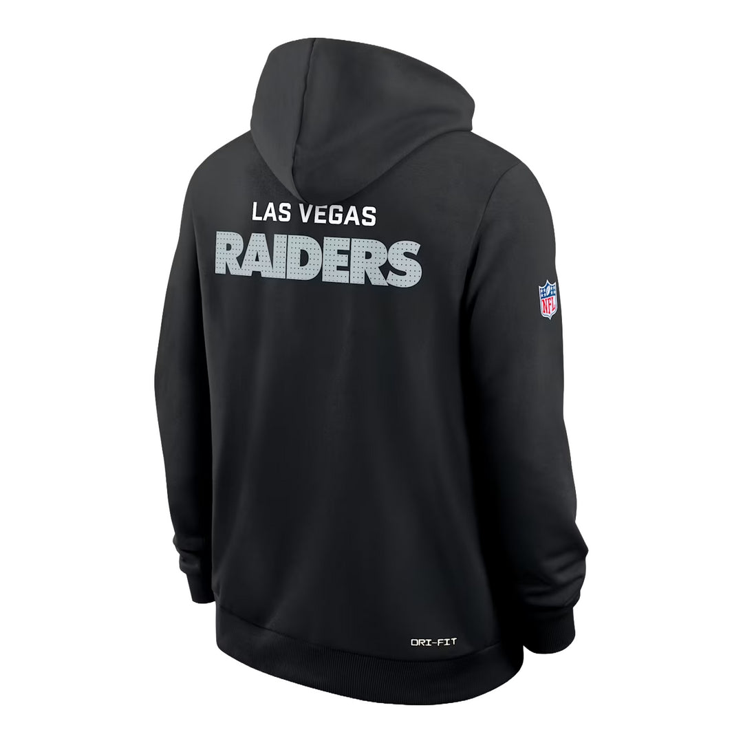 03AZ00A8D - FELPA CON CAPPUCCIO NIKE NFL LAS VEGAS RAIDERS THERMA DRI-FIT UOMO