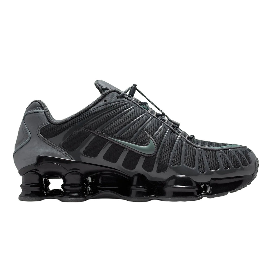 NIKE NIKE SHOX TL SNEAKER UOMO IM5998-068 – GRIGIO FERRO NERO CON DETTAGLI CLAY GREEN