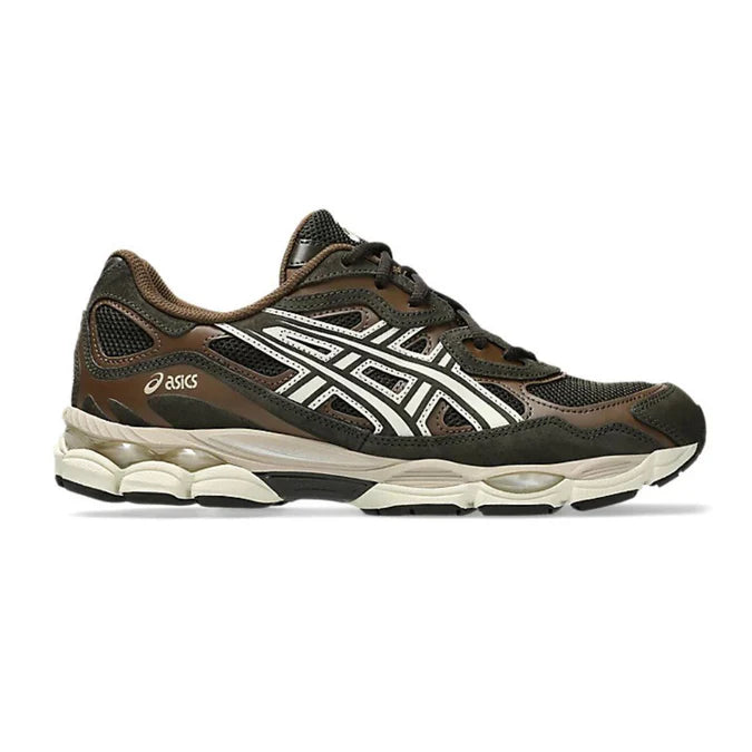 SCARPE SNEAKERS ASICS UOMO GEL-NYC BLACK COFFEE WINTER GARDEN 1203A663 AMMORTIZZAZIONE GEL