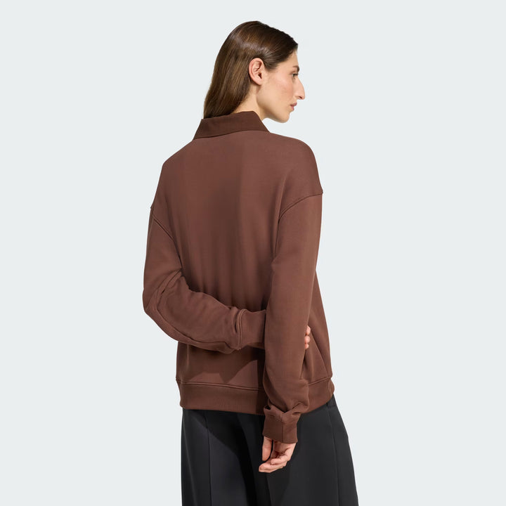 FELPA ADIDAS ORIGINALS "FOOTIE SWEAT" POLO BROWN