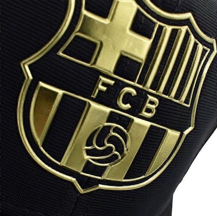 5001GBNO - Cappelli - F.C. BARCELONA - Elegante - Nero - Accessorio Versatile - Monocromatico - Look Sportivo/Casual - Baseball Classico - Look Sobrio & Elegante - Uomo