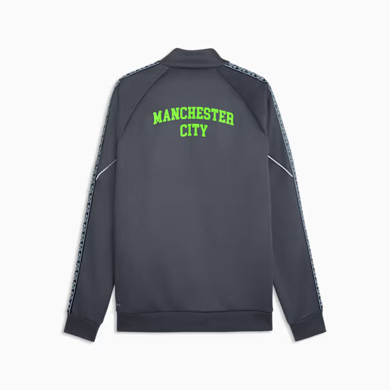 GIACCA PUMA MANCHESTER CITY FC KING ANTHEM 782173 GRIGIO VERDE UOMO