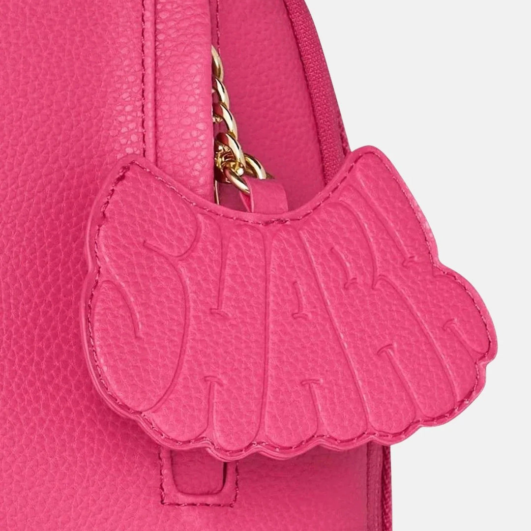 910B8361NSZ - Zaini - Donna - Sprayground - SHARK PINK ATTACK - Rosa - Pelle Sintetica - Iconografia Shark - Stash Pocket - Streetwear - Accessorio