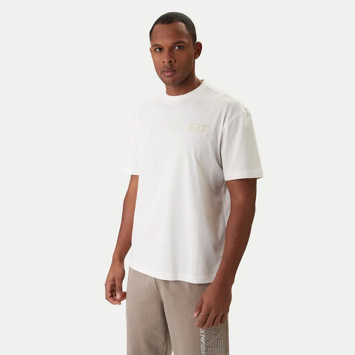 T-SHIRT UOMO EA7 EMPORIO ARMANI CON LOGO SUL PETTO