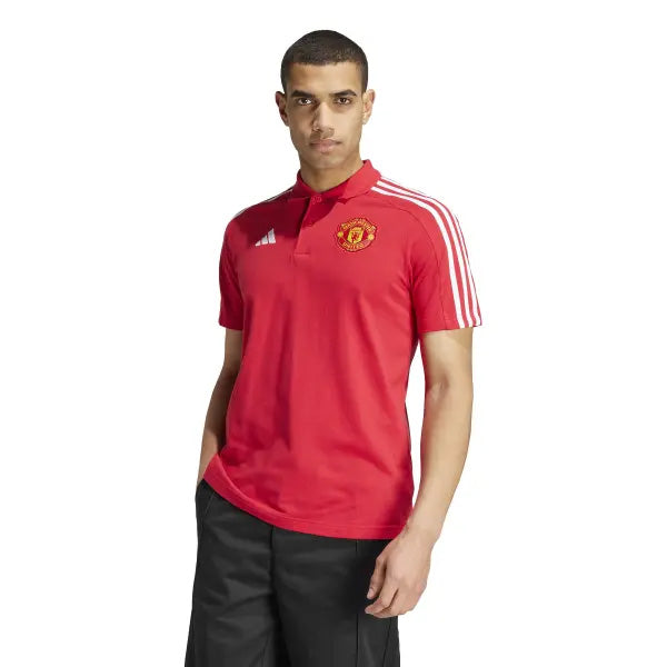 POLO UOMO ADIDAS MANCHESTER UNITED FC DNA ROSSA