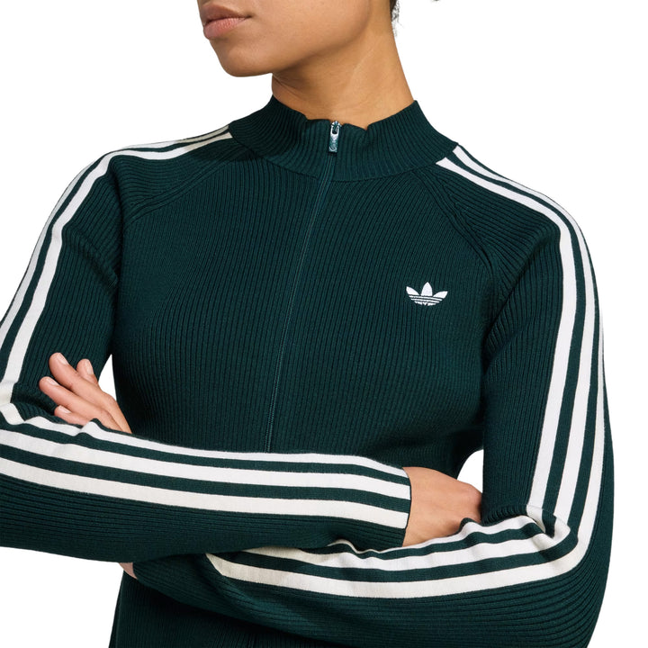 JY2599 - FE - Adidas - ORIGINALS CROPPED RIBBED - Donna - Verde - Stile Moderno - Crop Top -