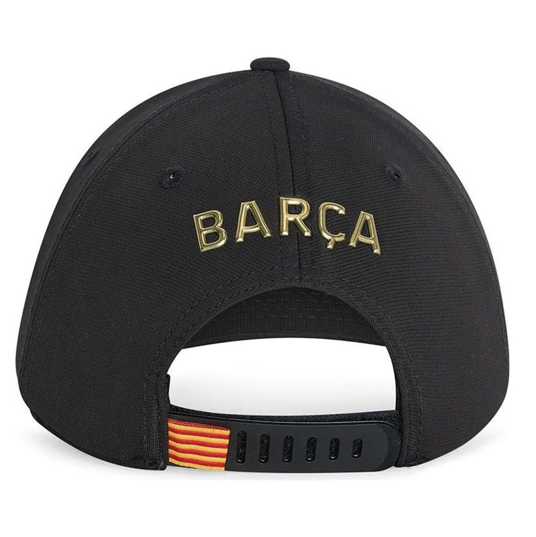 CAPPELLO FC BARCELONA CREST NERO E ORO UFFICIALE 5001GBNOP BAMBINI