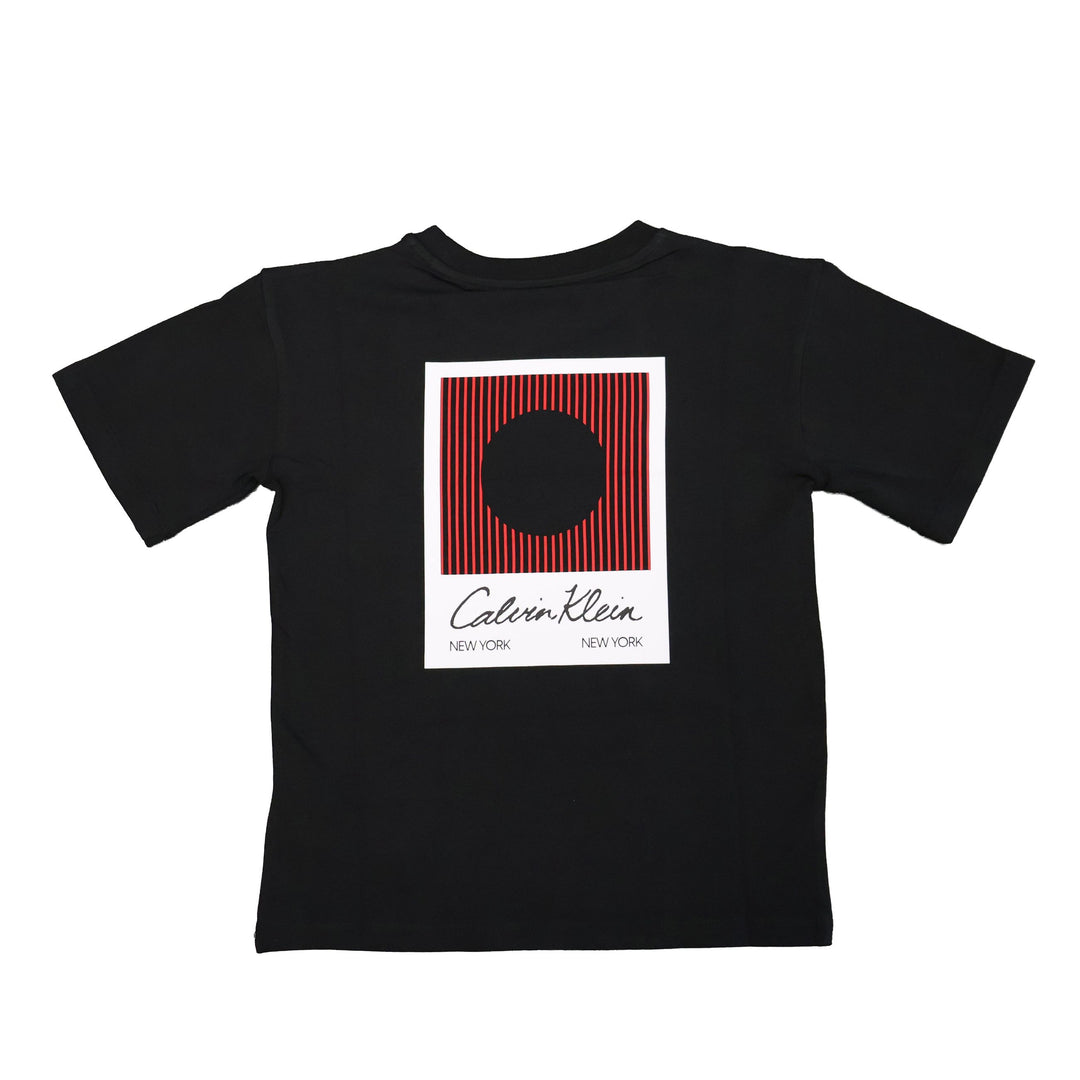 T-SHIRT CALVIN KLEIN JEANS UNISEX CON LOGO RICAMATO NERA
