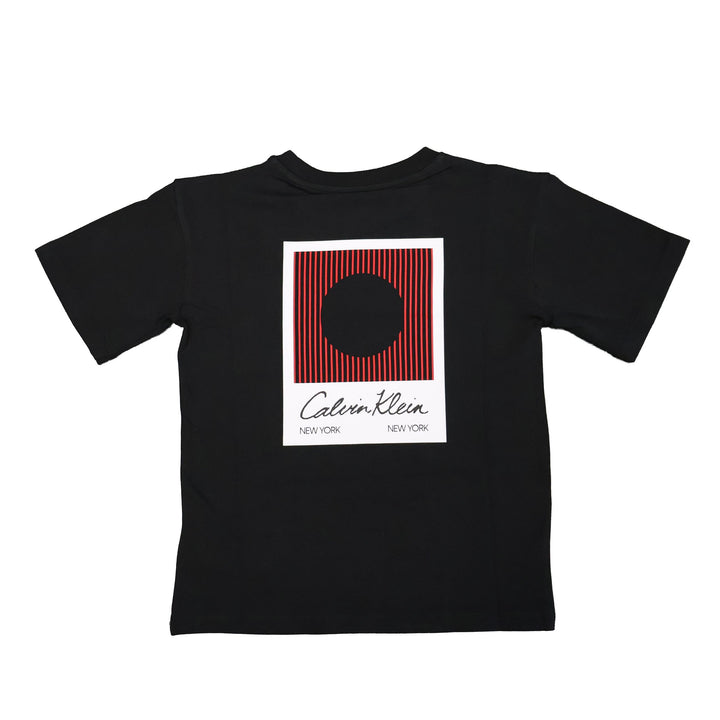 T-SHIRT CALVIN KLEIN JEANS UNISEX CON LOGO RICAMATO NERA