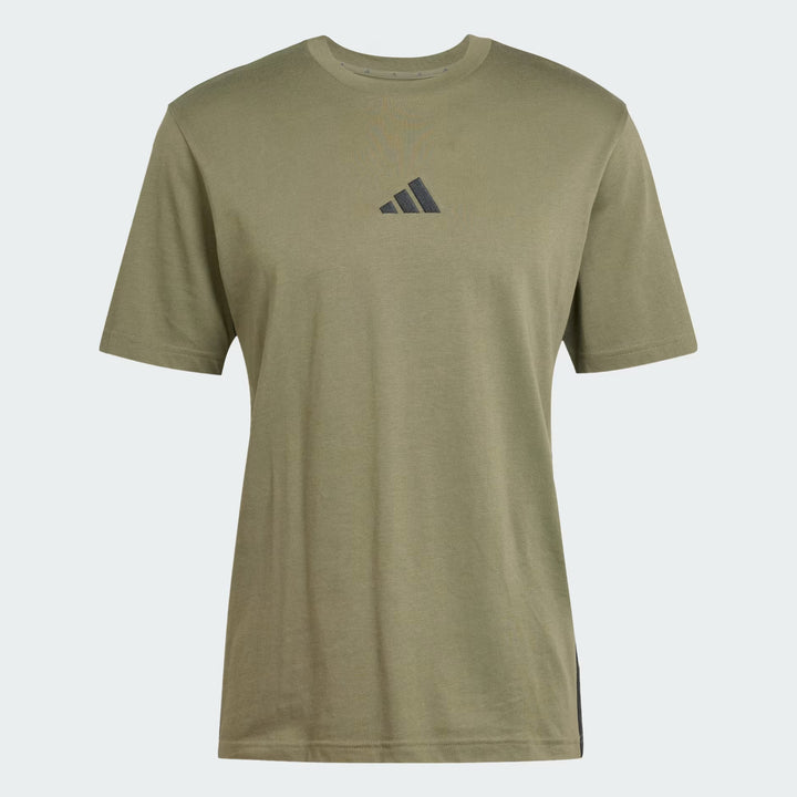 T-SHIRT ADIDAS ESSENTIALS 3-STRIPES SINGLE JERSEY JE6391 UOMO