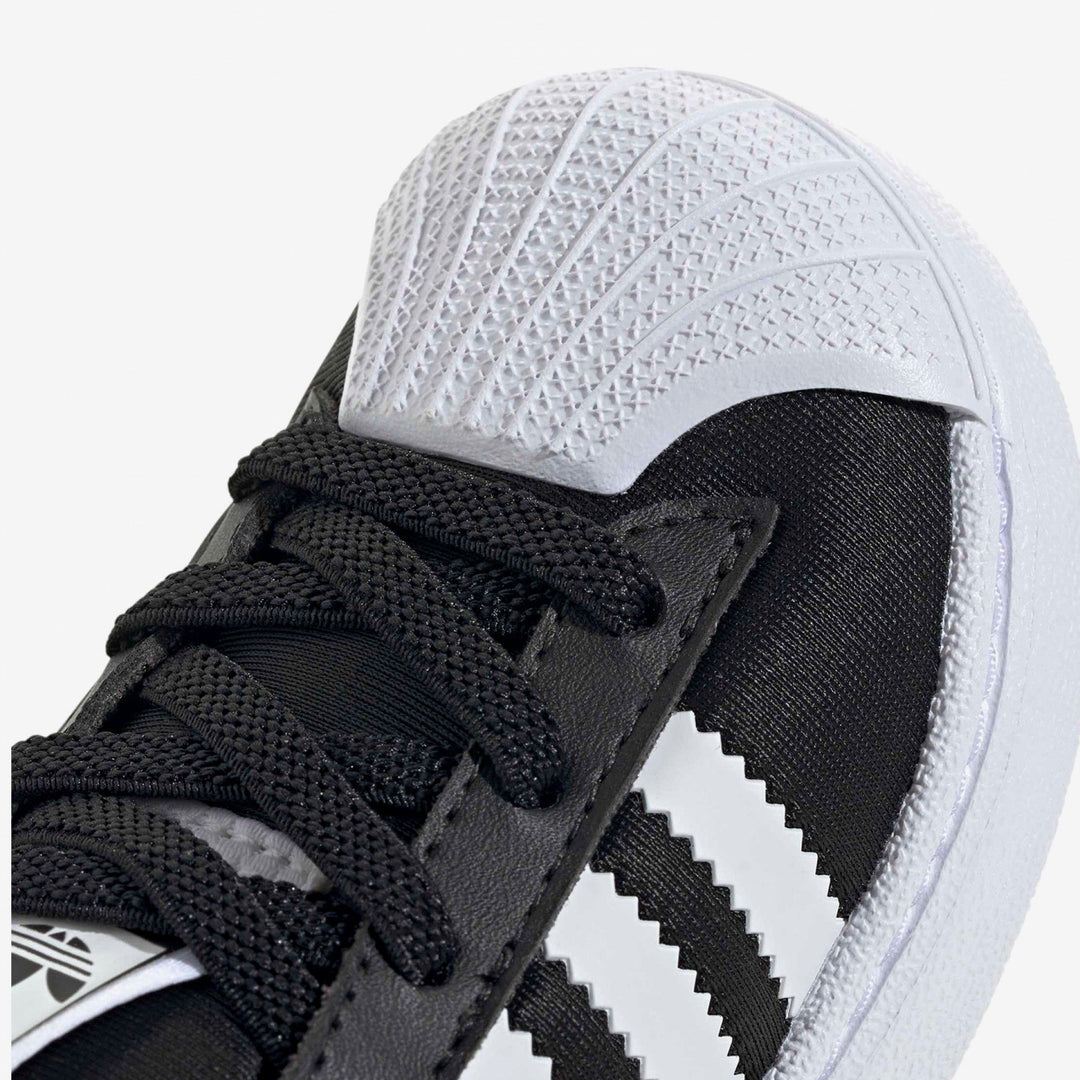 SNEAKERS BIMBO ADIDAS ORIGINALS SUPERSTAR 360 NERE E BIANCHE