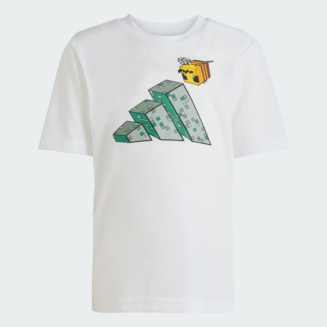 COMPLETINO ADIDAS X MINECRAFT TRAINING SUMMER SET BIANCO