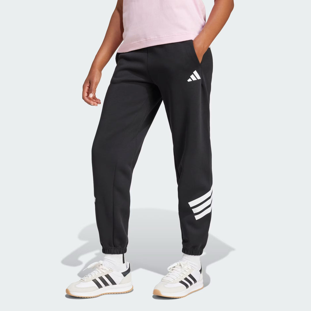 JC5454 - Pantaloni - Donna - ADIDAS - FUTURE ICONS 3-STRIPES - Badge of Sport - Black/White - Jogger - Look Sportivo/Grintoso/Casual - Autunno/Inverno