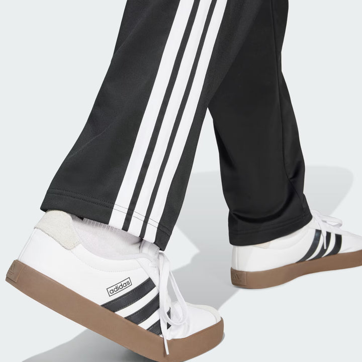 ADIDAS 3-STRIPES TRICOT OPEN HEM TRACK PANTS BLACK JI8802