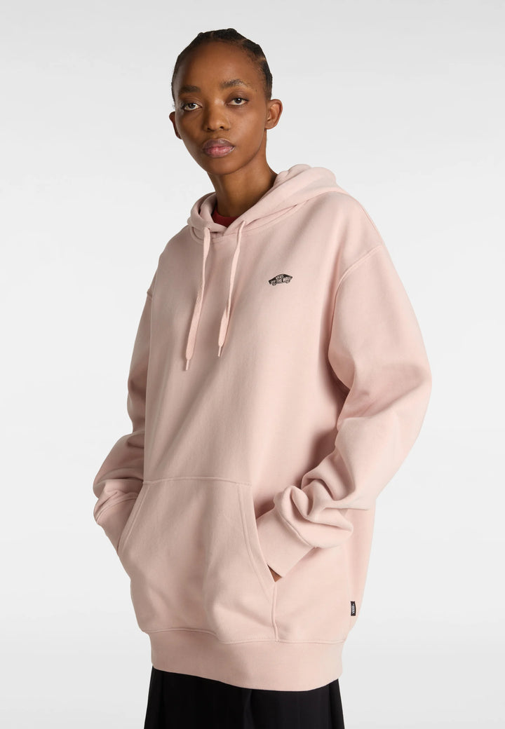 VN000P51 - VANS MEN'S CLASSIC LOGO HOODIE – GREY HEATHER AND BURGUNDY