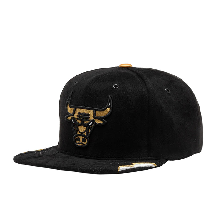 HHSS6741 CBUYYPPPBKGD - Cappelli - Mitchell & Ness - Uomo - SNAPBACK/A-FRAME NBA/NFL - Premium - Nero/Oro - Stile Sportivo - Nero Monocromatico