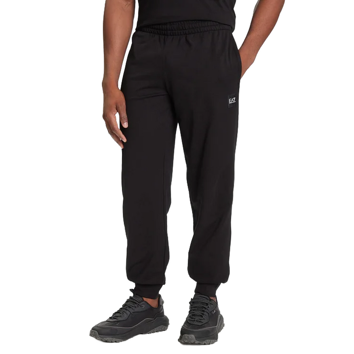 7M000907 AF13512 - Tute - Uomo - EMPORIO ARMANI - Sportiva - EA7 - JERSEY TRACKSUIT - Nera - Look Minimalista - Abbigliamento Autunno Inverno