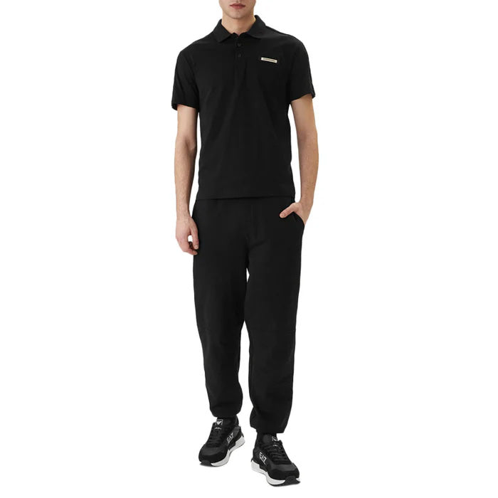 POLO UOMO EA7 EMPORIO ARMANI CON LOGO MANICHE