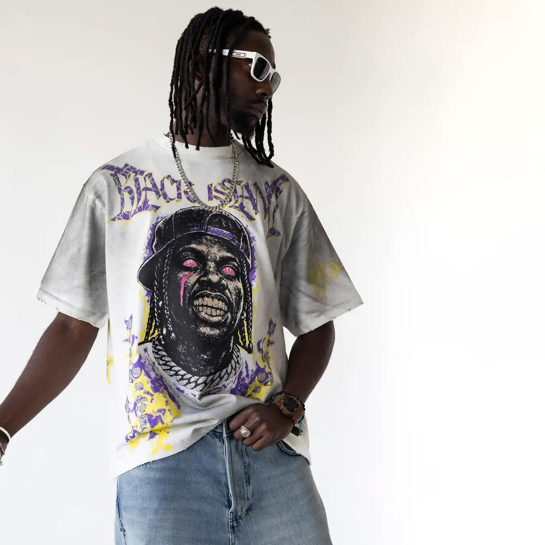 2077 - T-SHIRT - Black Island