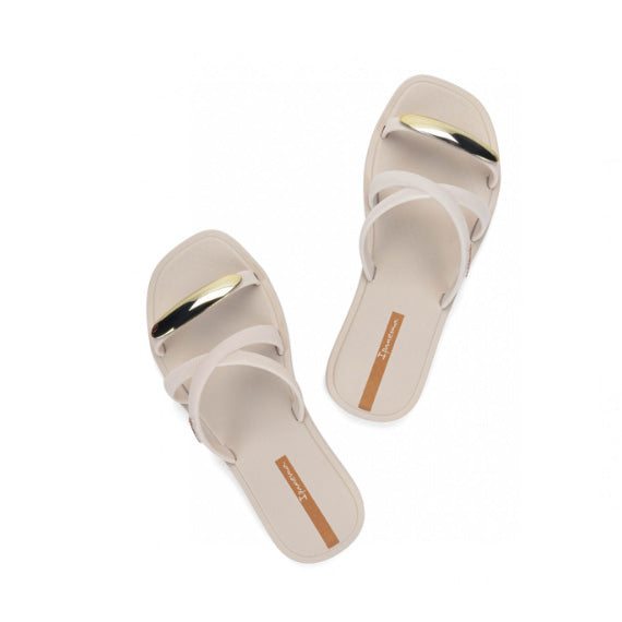 CIABATTE SLIDE DONNA IPANEMA METAL CHIC