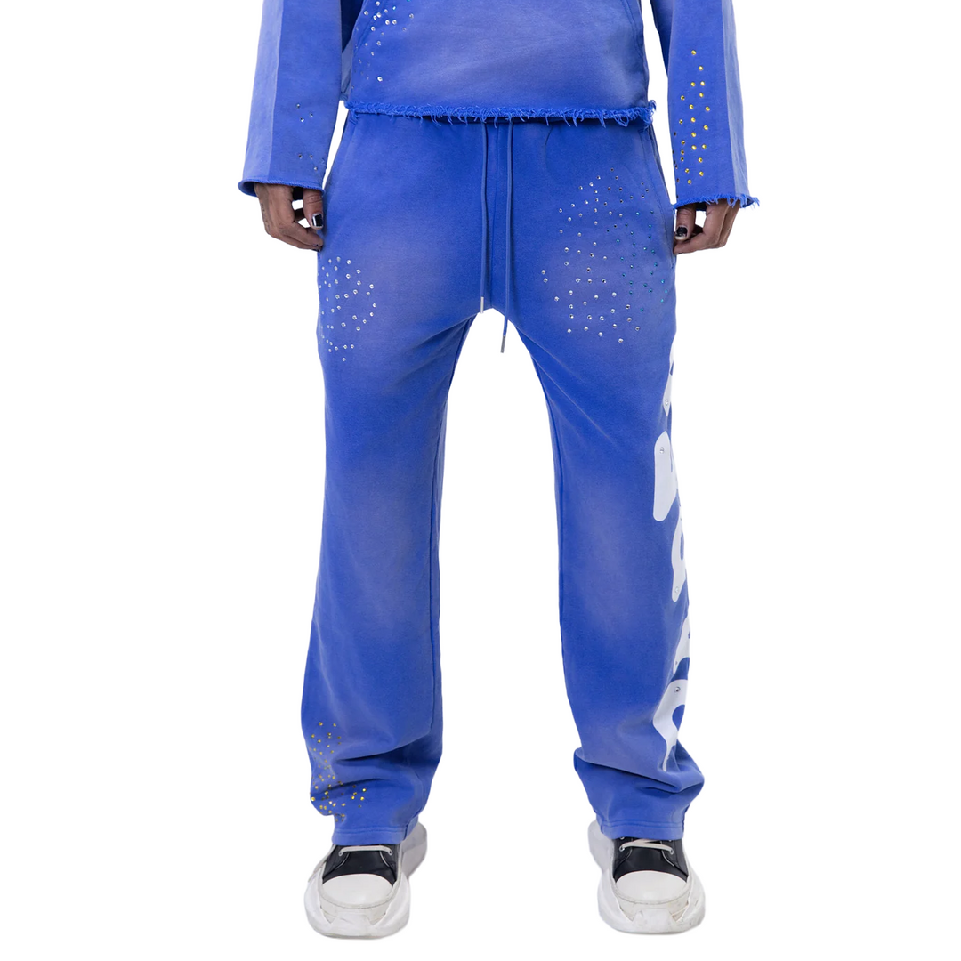 PANTALONI TUTA UOMO PAPER MONEY SP5DER RHINESTONE PUNK V2