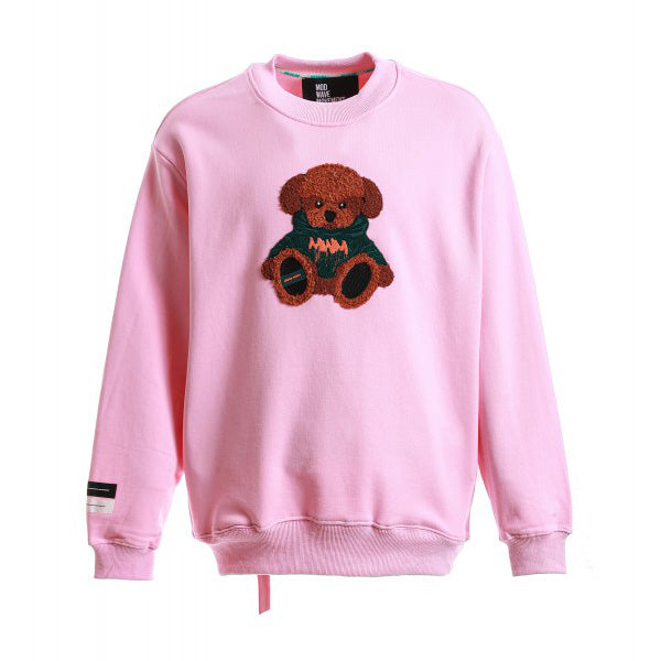 MW093060065 - Felpe - Girocollo - MWM - Unisex - Rosa - Versatile - Design Minimalista - Abbigliamento - Autunno/Inverno