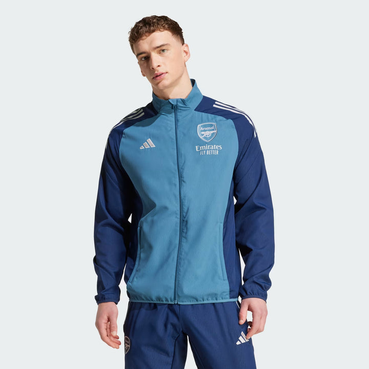 ADIDAS PERFORMANCE ARSENAL FC 25/26 TIRO 25 COMPETITION JACKET SKY BLUE MEN JJ1790