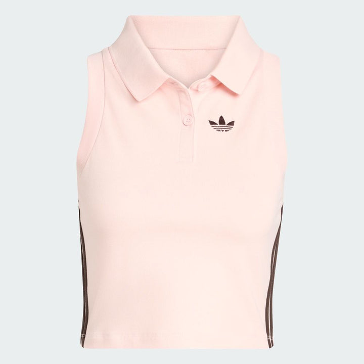 POLO SMANICATA ADIDAS ORIGINALS SLIM PINK