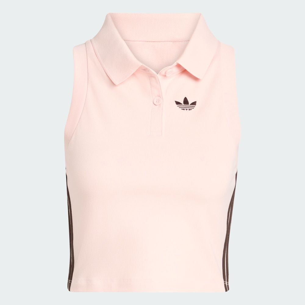 POLO SMANICATA ADIDAS ORIGINALS SLIM PINK