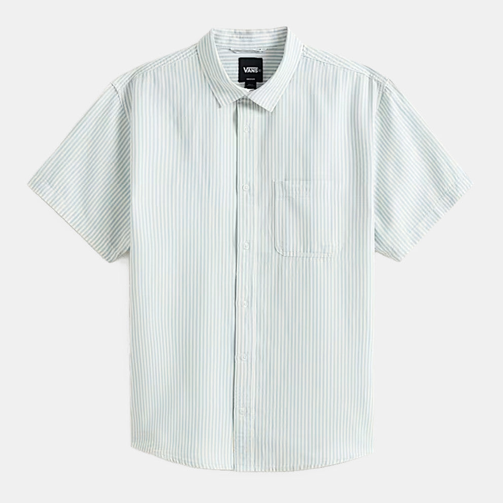 CAMICIA A MANICHE CORTE UOMO VANS LAWSON STRIPE AZZURRO