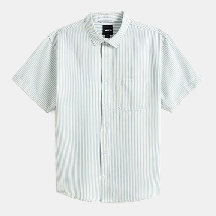 CAMICIA A MANICHE CORTE UOMO VANS LAWSON STRIPE AZZURRO