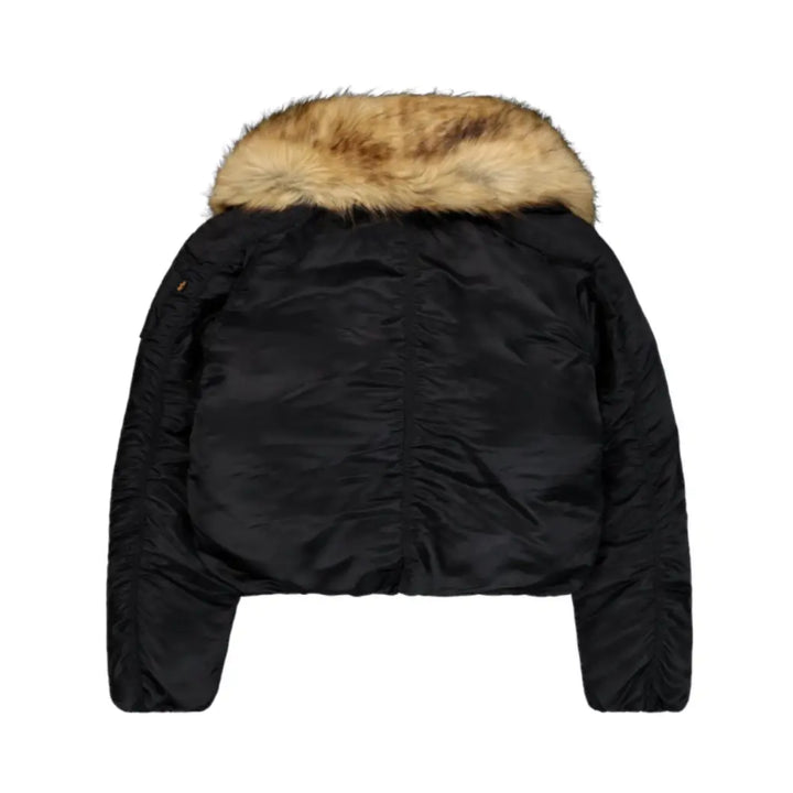 F258009 - Giacche - Donna - Alpha Industries - Bomber - INDUSTRIES CROPPED MA-1 - Collo In Pelliccia Estraibile - REMOVE BEFORE FLIGHT - Abbigliamento - Autunno/Inverno 2025