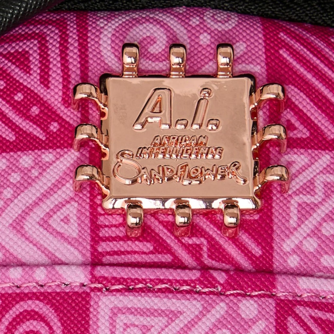 ZAINO UNISEX SPRAYGROUND A.I. SANDFLOWER SHARK ROSA E FUCSIA