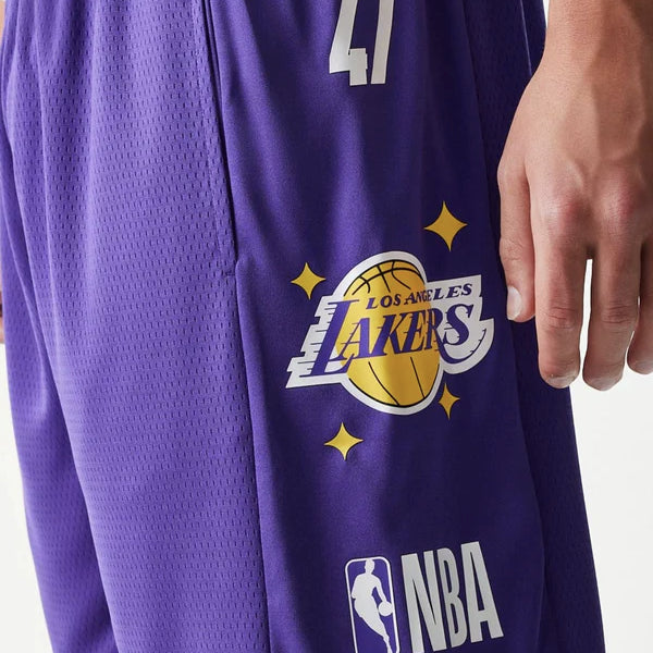 PANTALONCINI NIKE NBA SWINGMAN LOS ANGELES LAKERS ICON EDITION VIOLA 60771596