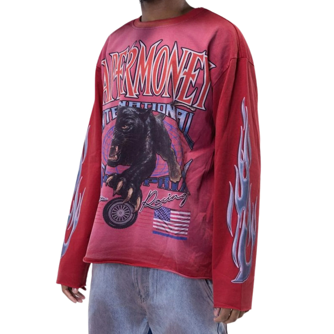MAGLIA CROP MANICA LUNGA UOMO PAPER MONEY