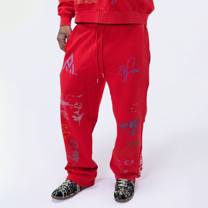PANTALONI TUTA UOMO PAPER MONEY JOGGER VINTAGE JW.FM